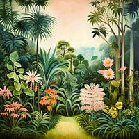 Aan het einde van de tuin door F Parrish