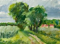 Landscape in Burgundy France