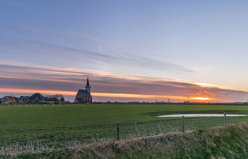 Den Hoorn Texel Sonnenuntergang von Texel360Fotografie Richard Heerschap