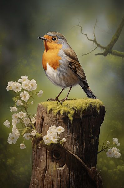 Between bloom and bark (3) by Brigitta Meijer