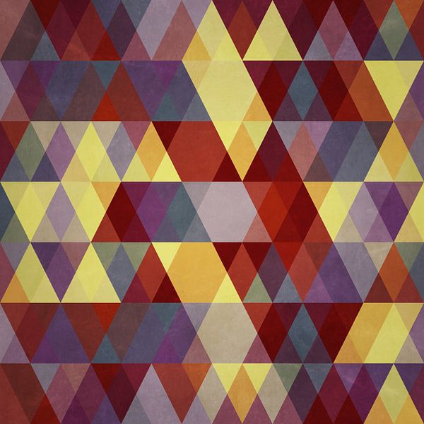 Symétrie chaleureuse - motif géométrique par Western Exposure