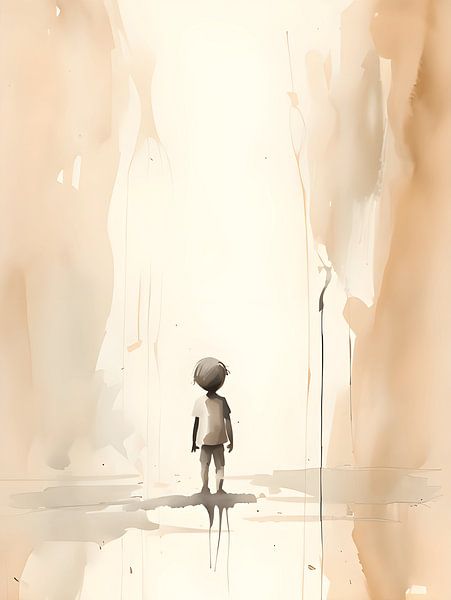 Seul à l'aventure par Moody Mindscape