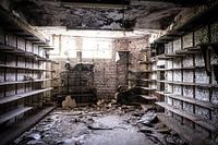 In een oude sokkenfabriek