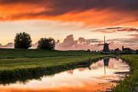 Kinderdijk nach regen