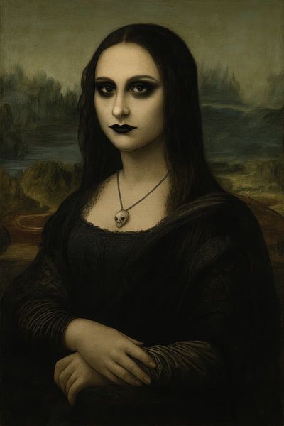 Mona Lisa Goth by Poster Art Shop