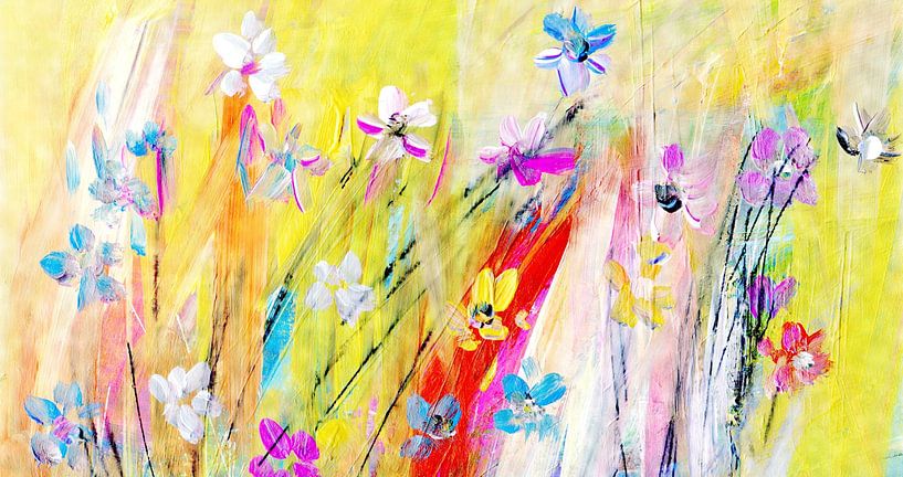 diversité florale colorée par Claudia Gründler