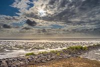 De beaux nuages dans la région des Wadden