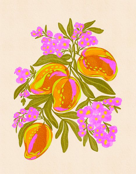 Lebendige Mangos von Nikita Jariwala