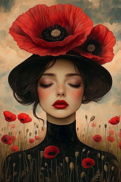 Reine du coquelicot n°1 par Studio BB