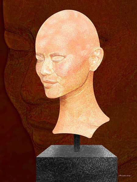 Im Nachdenken Sitzen von Ton van Hummel (Alias HUVANTO)