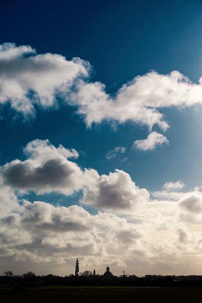 Middelburg Skyline under Dutch Skies by Thom Brouwer