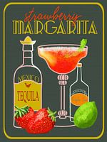 Cocktail de margarita à la fraise