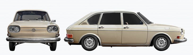 VW 411 double view von aRi F. Huber