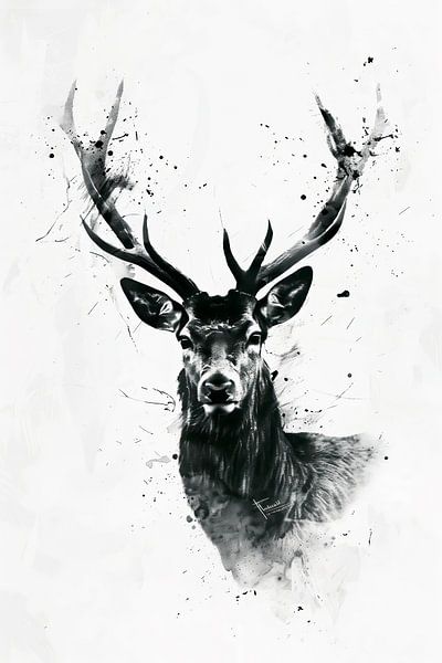 Elegante Hirsche von Thea