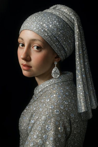 La fille au turban de diamant par But First Framing