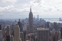 New-York City Manhattan Empire State Building view from Top of the Rock Rockefeller Center