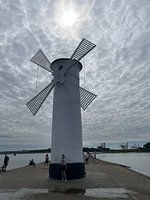 Mill on the pear in Zwinemunde (Poland)