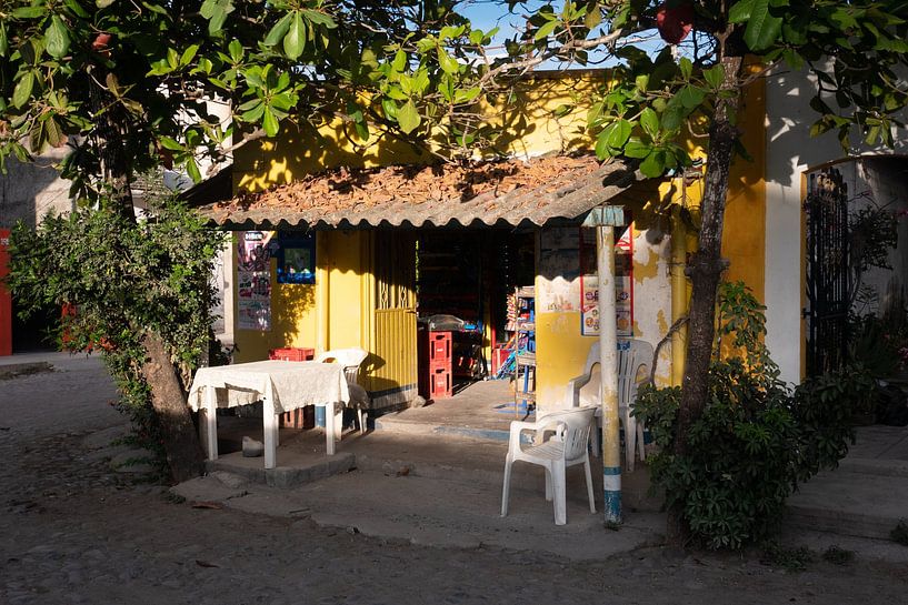 Einkaufen im Sonnenlicht von Manon Leisink