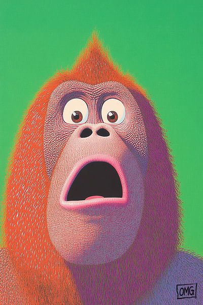 Orang-utan by OMG Art