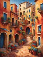 Mediterrane charme vastgelegd in warme tinten