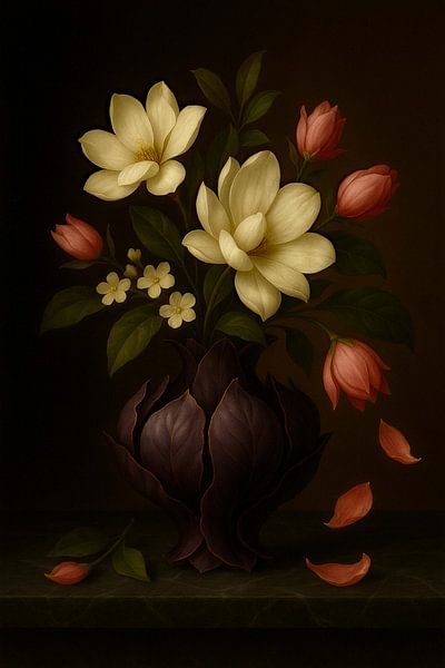 Stillleben Die Vase der Begierde von Moonheart Artworks