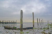 Het bootje in de haven van De Cocksdorp, Texel