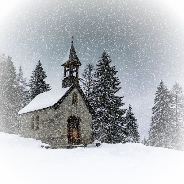 Bavarian Winter's Tale Anna Chapel by Melanie Viola