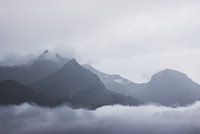 Mountains in the clouds