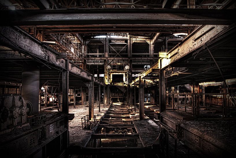 abandoned sinter factory by Eus Driessen
