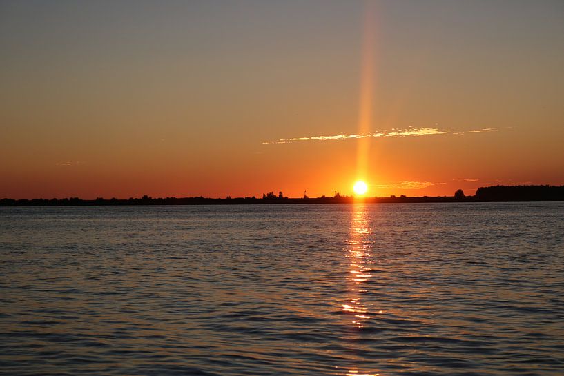 oranje zonsondergang by Rosalie Broerze