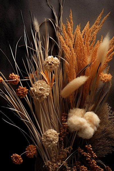 Orange Refinement | Graceful Halms in the Summer Breeze by Karina Brouwer