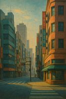 Morning Light over Tokyo Streets