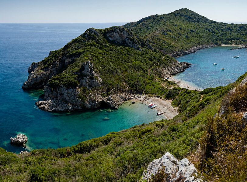 Cape Arilla, Porto Timoni, Afionas, Corfu, Greece by Rene van der Meer