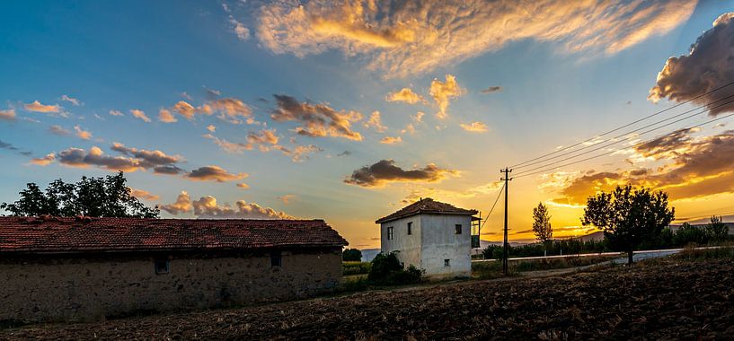 Zonsondergang over Şuhut van Roland's Foto's