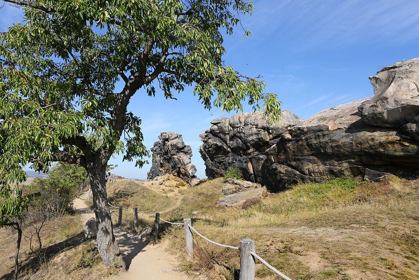 The Teufelsmauer between Neinstedt and Weddersleben in the Harz Mountains by Karina Gebert