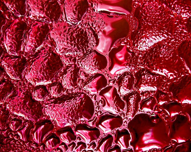 Herden II (Kondensationstropfen in Purpurrot) von Caroline Lichthart