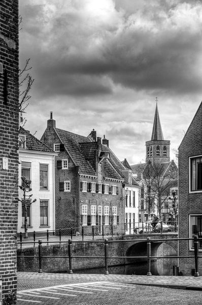 Historisch Amersfoort in zwartwit by Watze D. de Haan