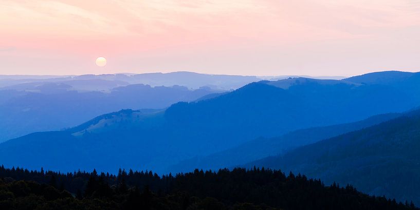 Vue du Schauinsland en Forêt Noire par Werner Dieterich