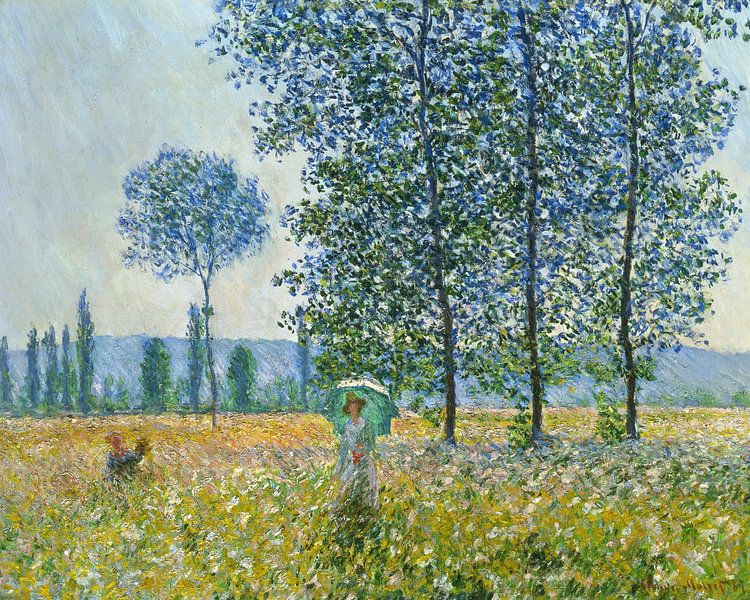 Claude Monet, Felder im Frühling, 1887 von finemasterpiece