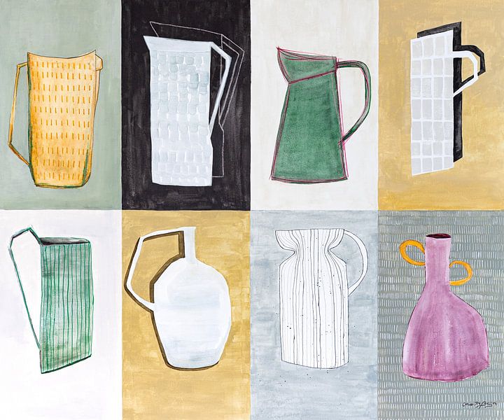 Figürliche Krüge und Vasen von Carmen de Bruijn