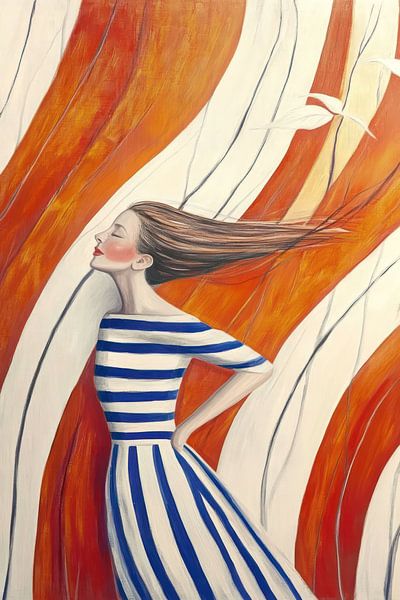 hair in the wind by Franka Poulain