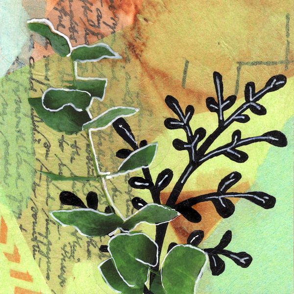 collage d'arrière-plan artistique par Ariadna de Raadt-Goldberg