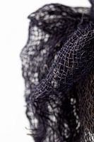 Detail, blau, Jute, abstrakt, Kunst