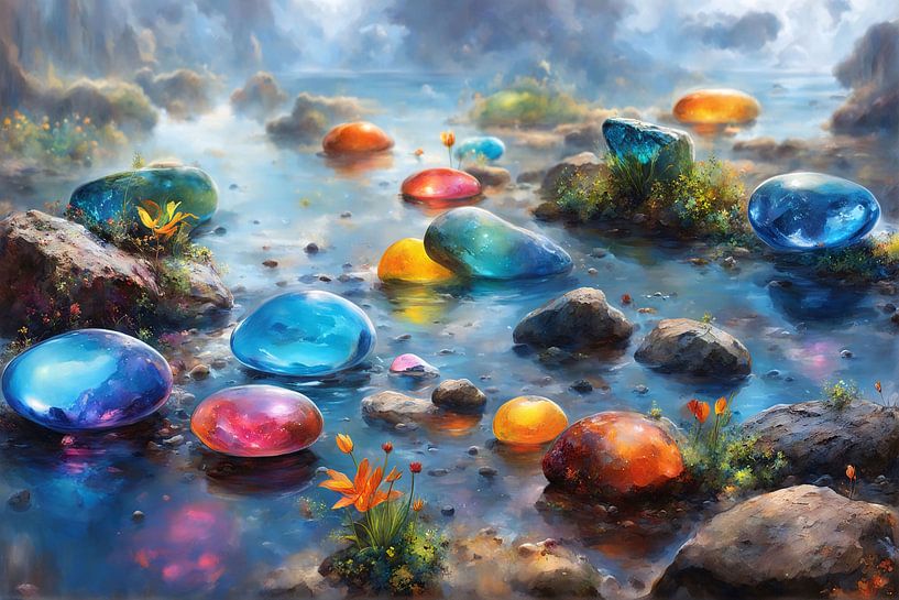 The Silent Lake of Thoughts by Artsy Inventor