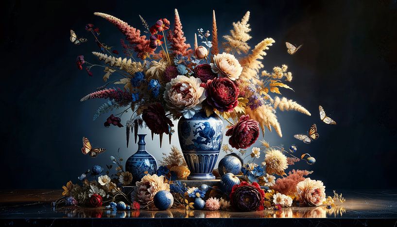 Luxuriöses Stillleben "Whispers of Eternity" von Sanne den Engelsman