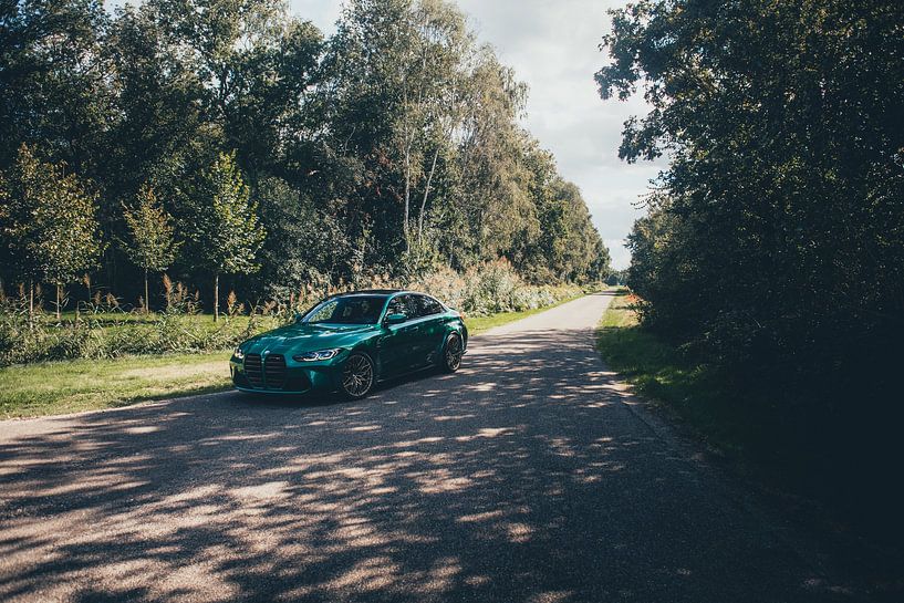 BMW M3 G80 Airport Simplistic Symmetry by Sebastiaan van 't Hoog