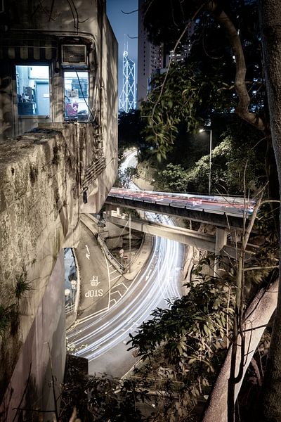 Hongkong bei Nacht von Govart (Govert van der Heijden)