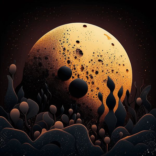 Crater world by Vythryd Arts