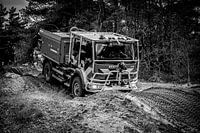 CCFM Fire engine in black and white