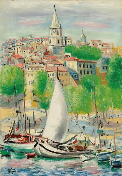 Moïse Kisling - Marseille (1948) von Peter Balan